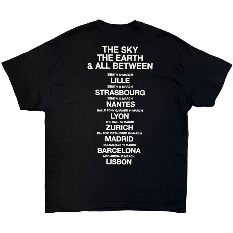 Architects TSTE & AB EU Tour March 25 Black Back Print Ex-Tour T-Shirt