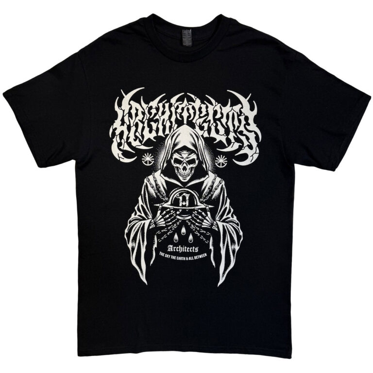 Architects TSTE & AB Skeleton EU Tour 25 Black Back Print Ex-Tour T-Shirt