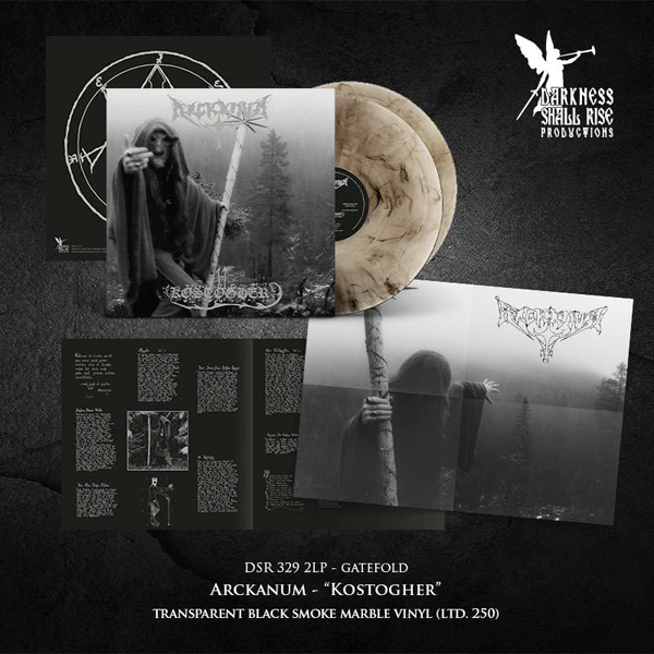 Arckanum – KOSTOGHER (BLACK SMOKE MARBLE VINYL 2LP) Vinyl Double Album