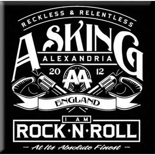 Asking Alexandria Rock n’ Roll Fridge Magnet