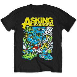 Asking Alexandria Killer Robot Black T-Shirt