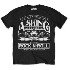 Asking Alexandria Rock 'n Roll Black T-Shirt