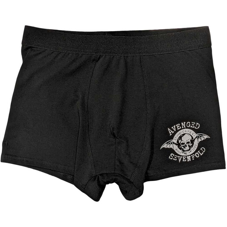 Avenged Sevenfold Classic Deathbat Black Unisex Boxers