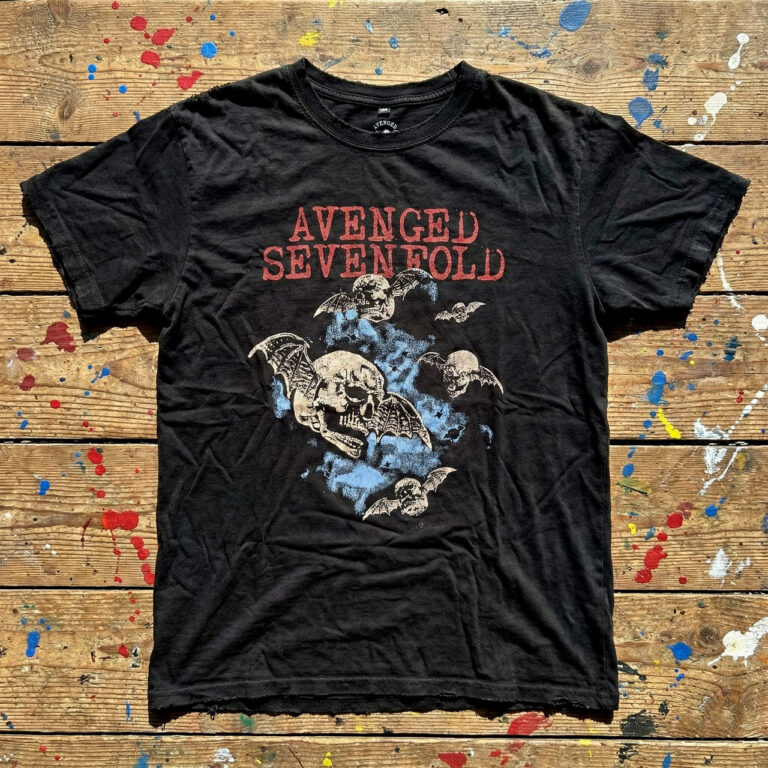 Avenged Sevenfold Unisex Premium Carbon T-Shirt: Night Bats Black T-Shirt