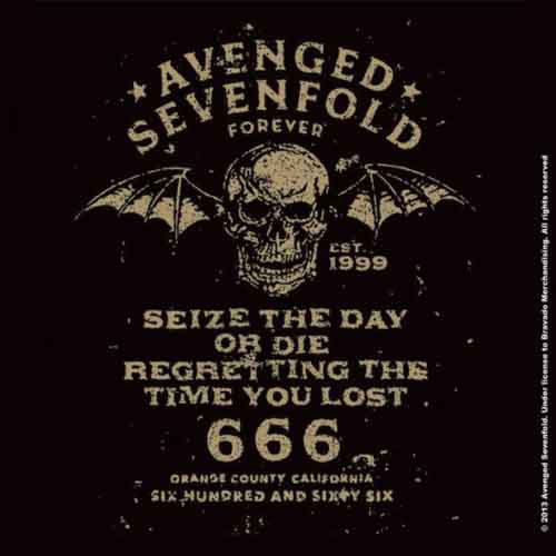Avenged Sevenfold Seize the Day LOS Single Cork Coaster