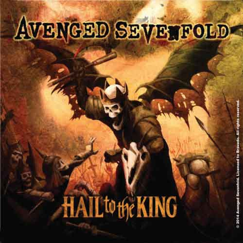 Avenged Sevenfold Hail to the King Single Cork Coaster