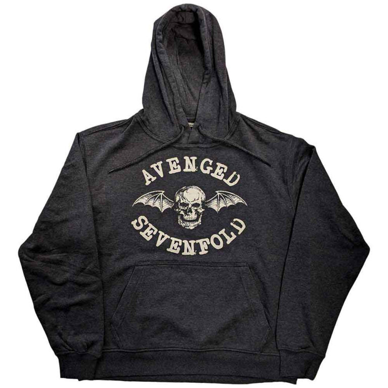 Avenged Sevenfold Logo Grey Pullover Hoodie