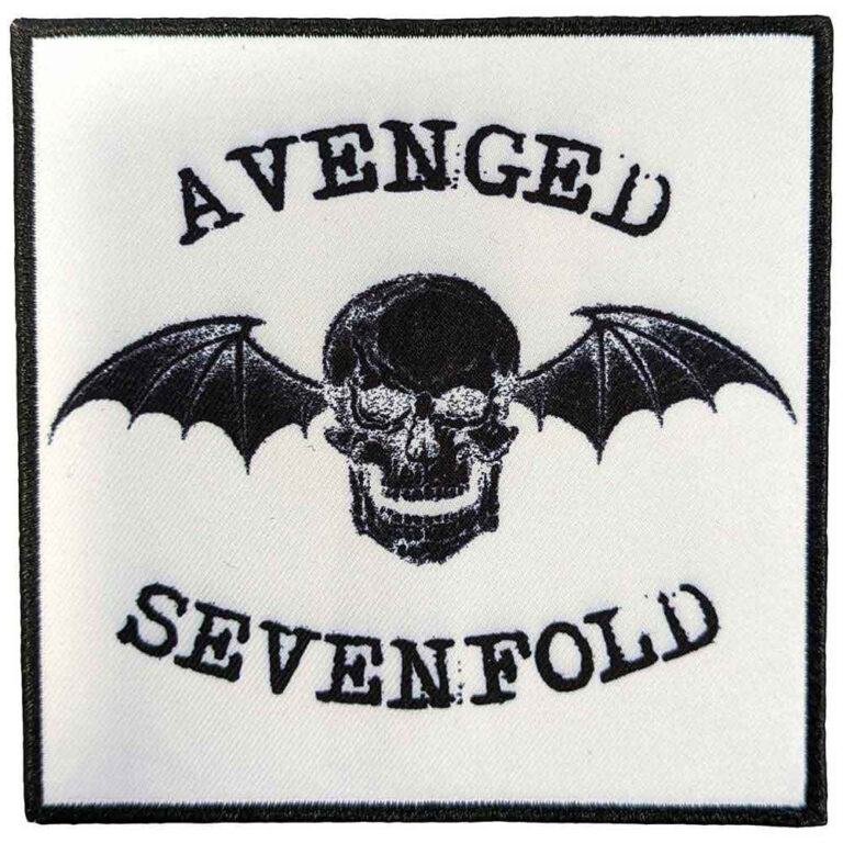 Avenged Sevenfold Classic Deathbat Negative Patch