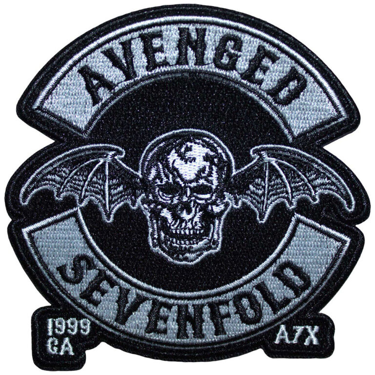 Avenged Sevenfold Deathbat Crest Cut-Out Patch