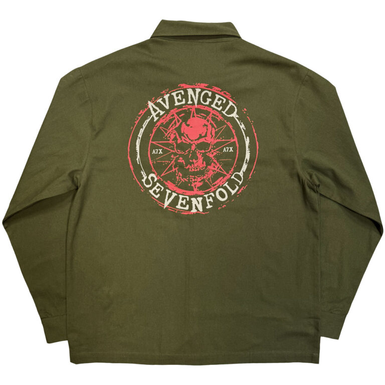 Avenged Sevenfold Skull Emblem Green T-Shirt