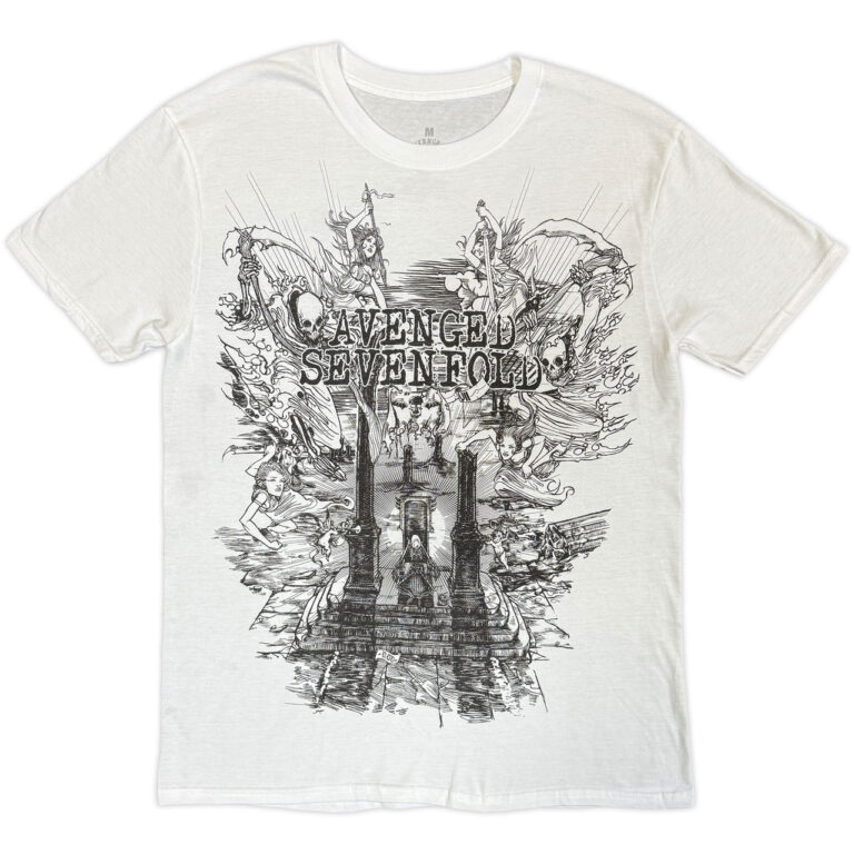 Avenged Sevenfold Land of Cain White T-Shirt
