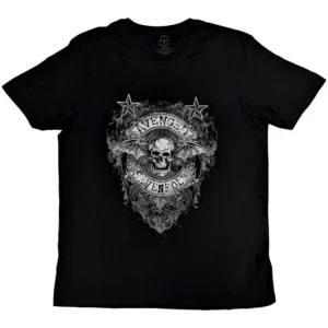 Avenged Sevenfold Stars Flourish Black T-Shirt