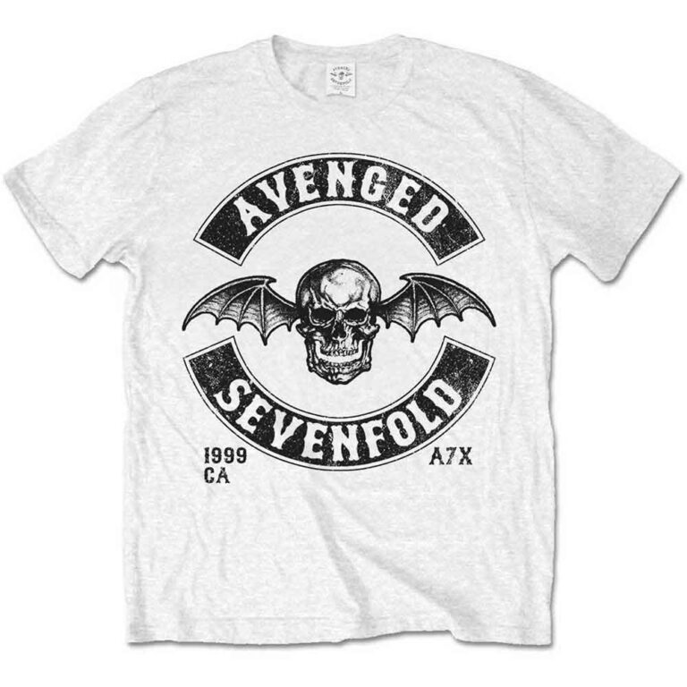 Avenged Sevenfold Moto Seal White T-Shirt