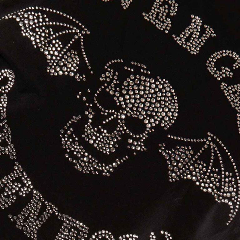 Avenged Sevenfold Death Bat Black Embellished Ladies T-Shirt