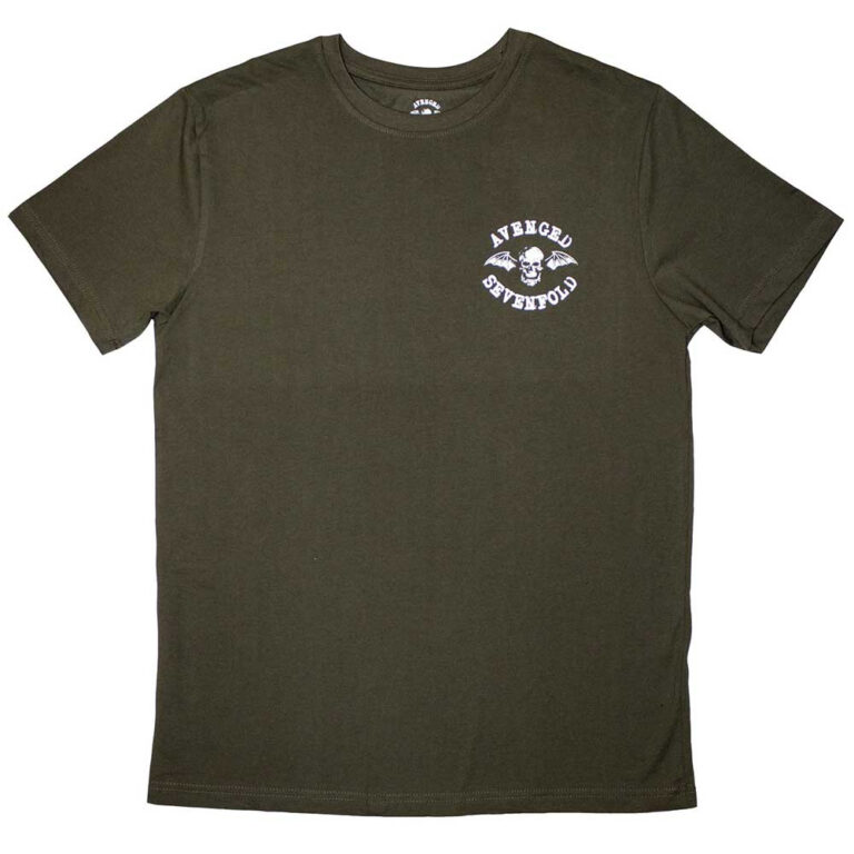 Avenged Sevenfold Mini Classic Deathbat Green T-Shirt