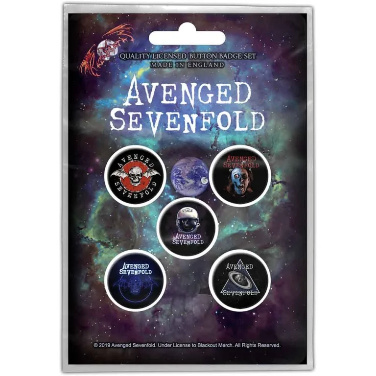 Avenged Sevenfold The Stage Badge Pack