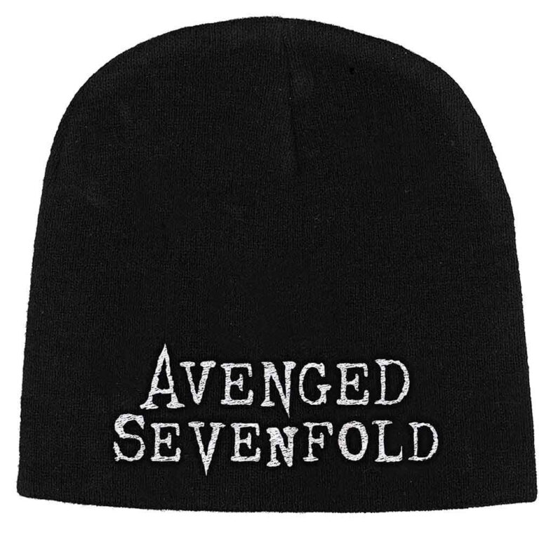 Avenged Sevenfold Unisex Logo Black Beanie Hat