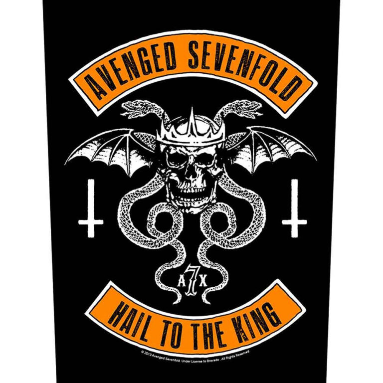 Avenged Sevenfold Biker Back Patch