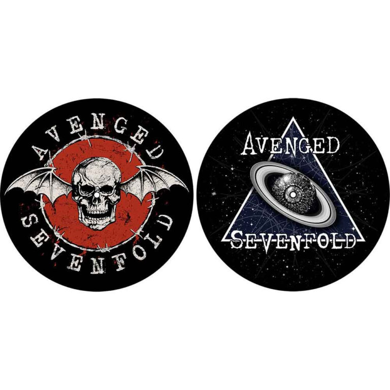 Avenged Sevenfold Skull / Space Turntable Slipmat Set