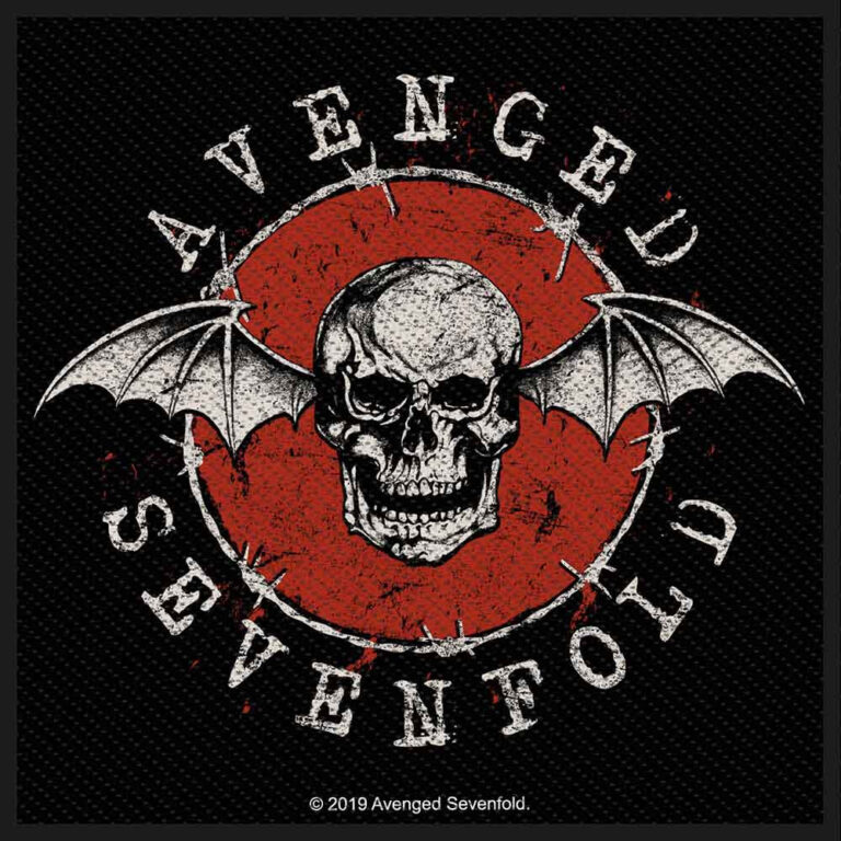 Avenged Sevenfold Distressed Skull Patch
