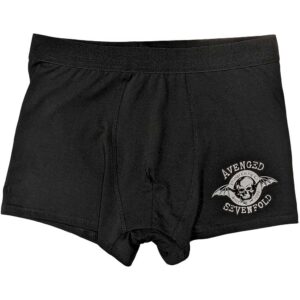 Avenged Sevenfold Classic Deathbat Black Unisex Boxers