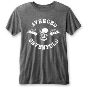 Avenged Sevenfold Deathbat Charcoal Grey T-Shirt