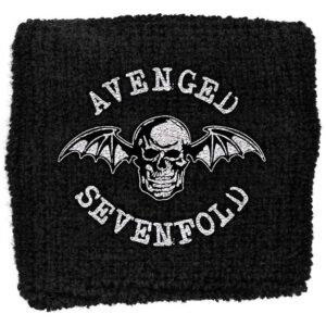 Avenged Sevenfold Embroidered Wristband: Death Bat Embroidered Wristband