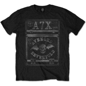 Avenged Sevenfold Flightcase Black T-Shirt