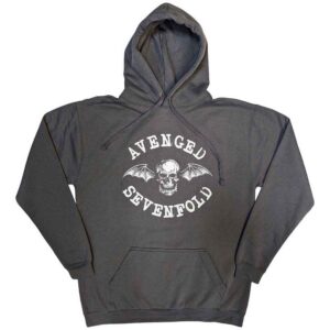 Avenged Sevenfold Logo Charcoal Grey Pullover Hoodie