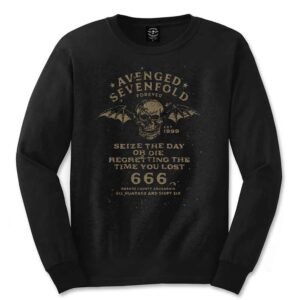 Avenged Sevenfold Seize the Day Black Long Sleeve T-Shirt