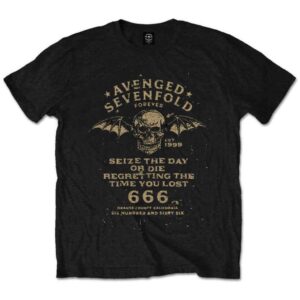 Avenged Sevenfold Seize the Day Black T-Shirt