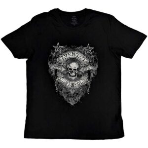Avenged Sevenfold Stars Flourish Black T-Shirt