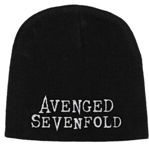 Avenged Sevenfold Unisex Logo Black Beanie Hat