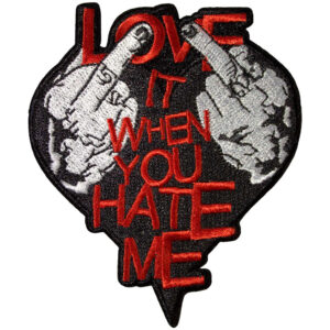 Avril Lavigne Love It When You Hate Me Patch