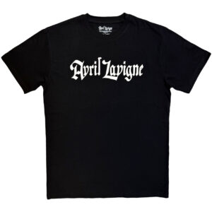 Avril Lavigne Logo Mono Black T-Shirt