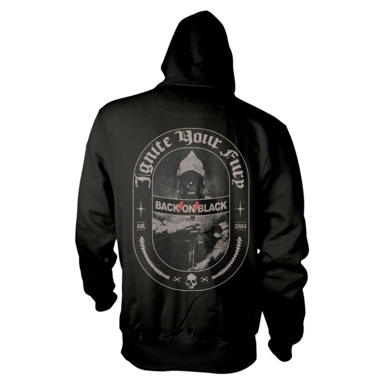 BACK ON BLACK – Ignite Your Fury Hoodie