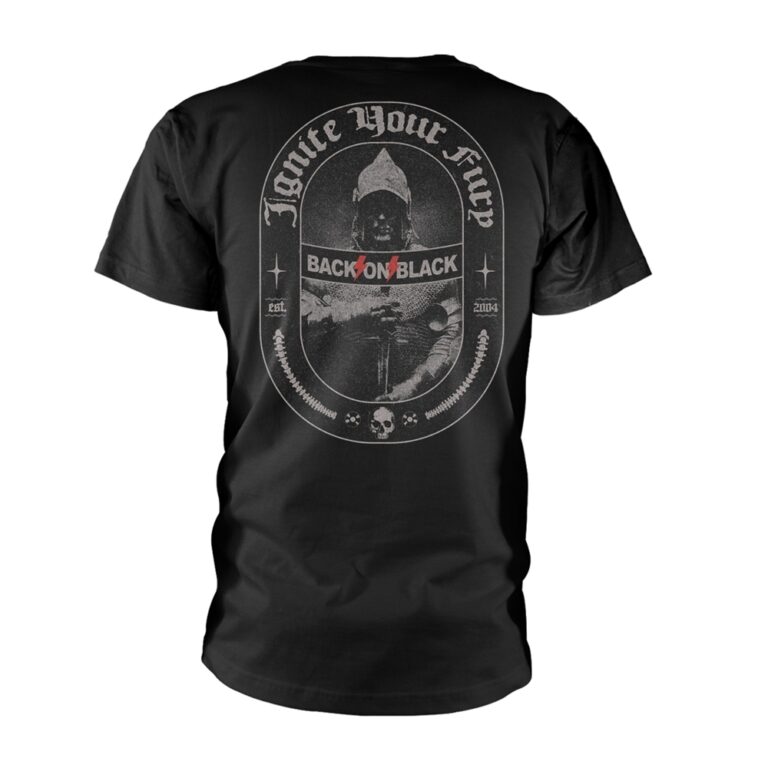 BACK ON BLACK – Ignite Your Fury Front / Back Print T-Shirt