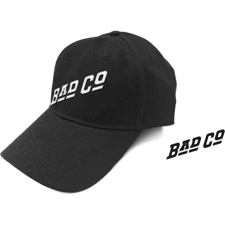 Bad Company Slant Logo Black Baseball Cap