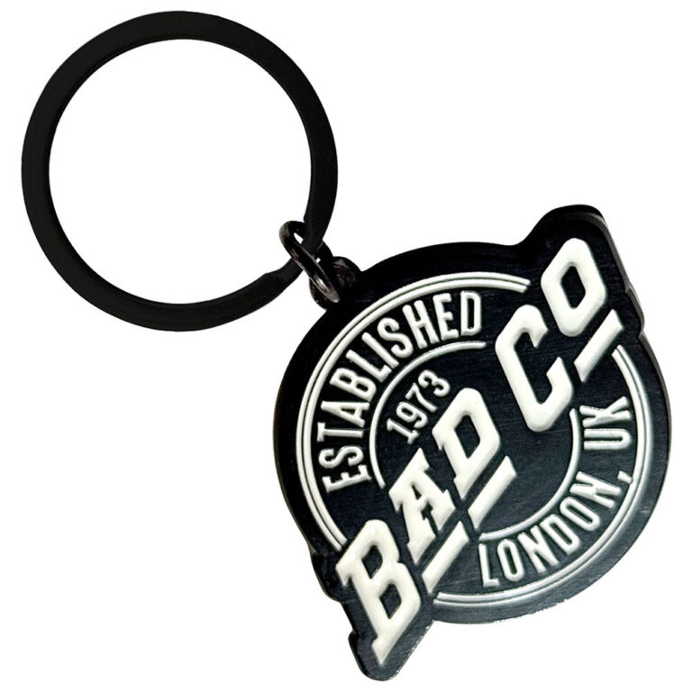 Bad Company Est. 1973 Circle Logo Keychain