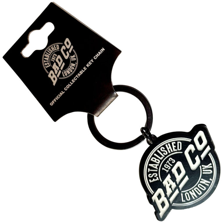 Bad Company Est. 1973 Circle Logo Keychain