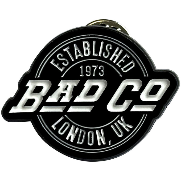 Bad Company Est. 1973 Circle Logo Pin Badge