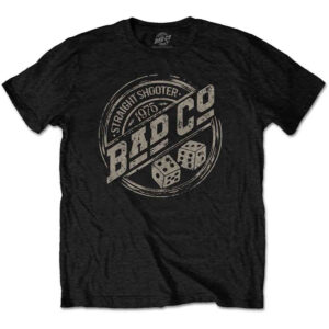 Bad Company Straight Shooter Roundel Black T-Shirt