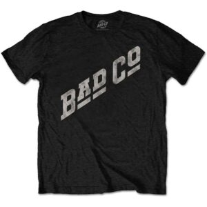Bad Company Slant Logo Black T-Shirt