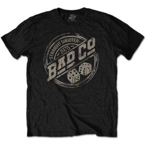 Bad Company Straight Shooter Roundel Black T-Shirt