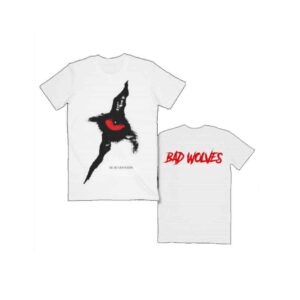 Bad Wolves Dear Monsters Eye & Logo Back Print T-Shirt