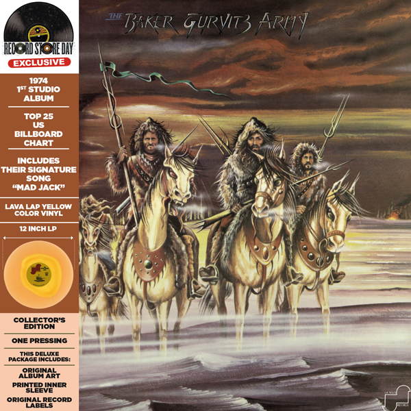 Baker Gurvitz Army – THE BAKER GURVITZ ARMY (COLOUR IN COLOUR YELLOW/BEER VINYL) (RSD 2023) Vinyl LP