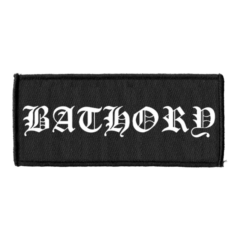 Bathory – LOGO (WOVEN)  Patch