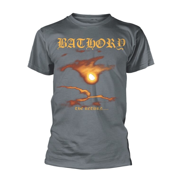 Bathory – The Return…(grey) Front / Back Print T-Shirt