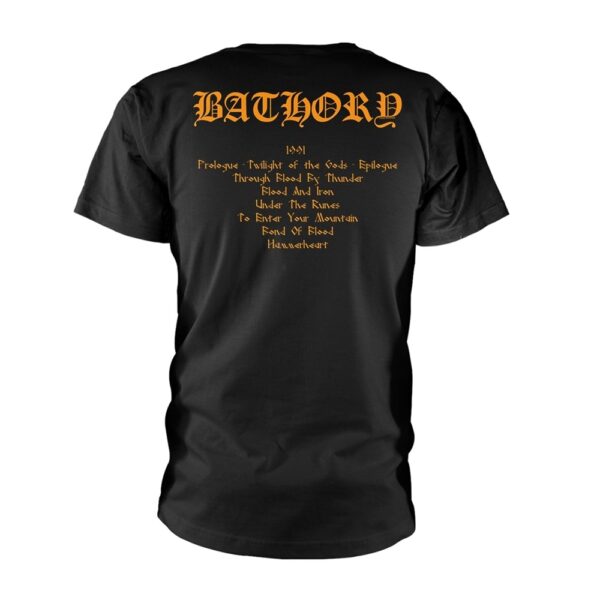 Bathory - Twilight Of The Gods T-Shirt (Front / Back Print) - Image 2