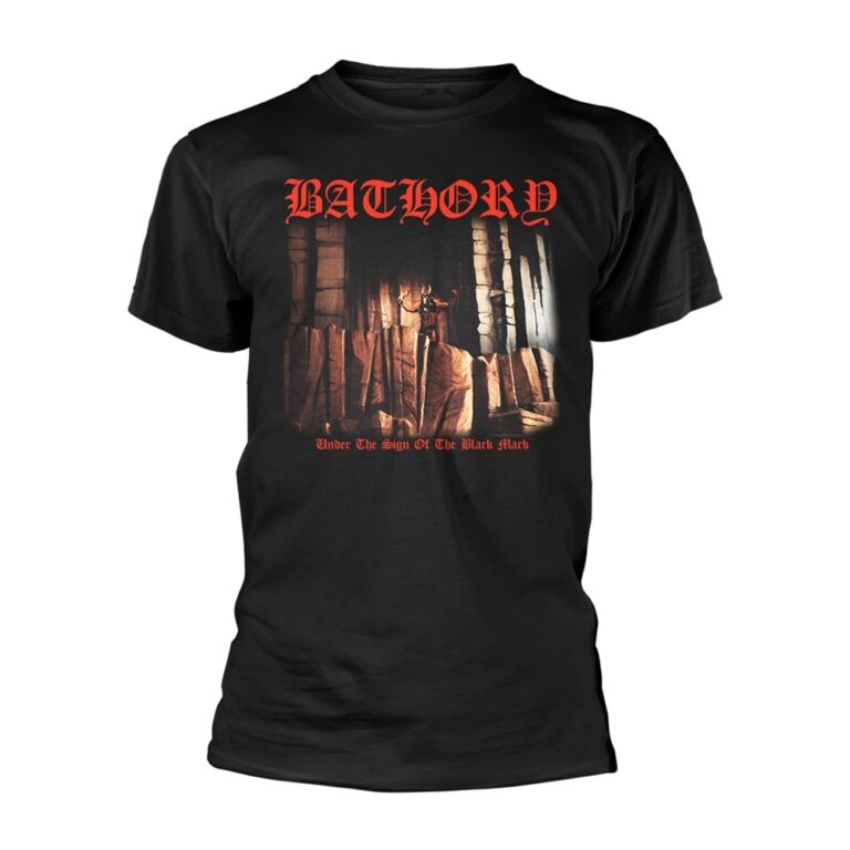 Bathory – Under The Sign Of The Black Mark Front / Back Print T-Shirt